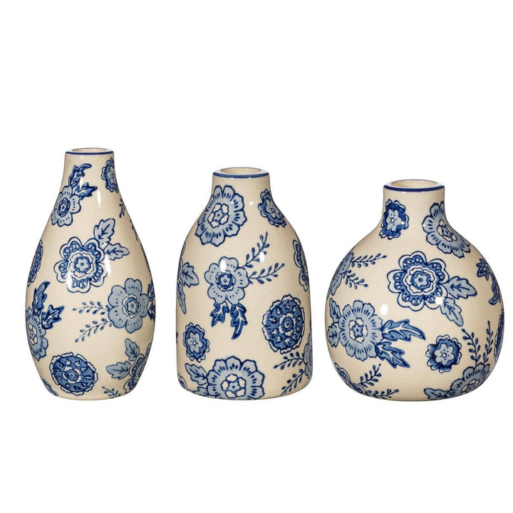 Jarrones de sauce azul surtidos