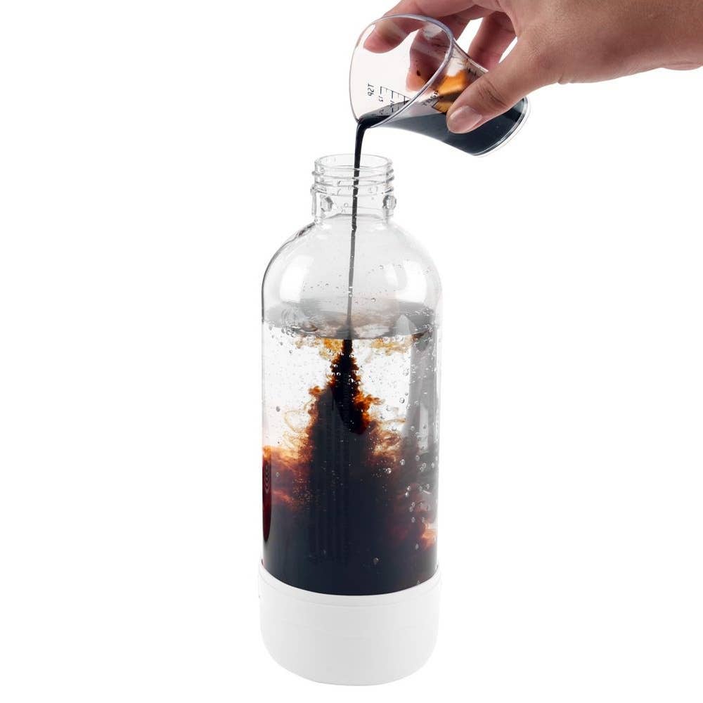 Máquina para hacer agua con gas blanca AQUADREAM 130651