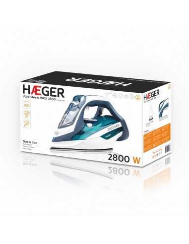 Plancha de vapor ULTRA STEAM Haeger - 2800 W con base de acero inoxidable