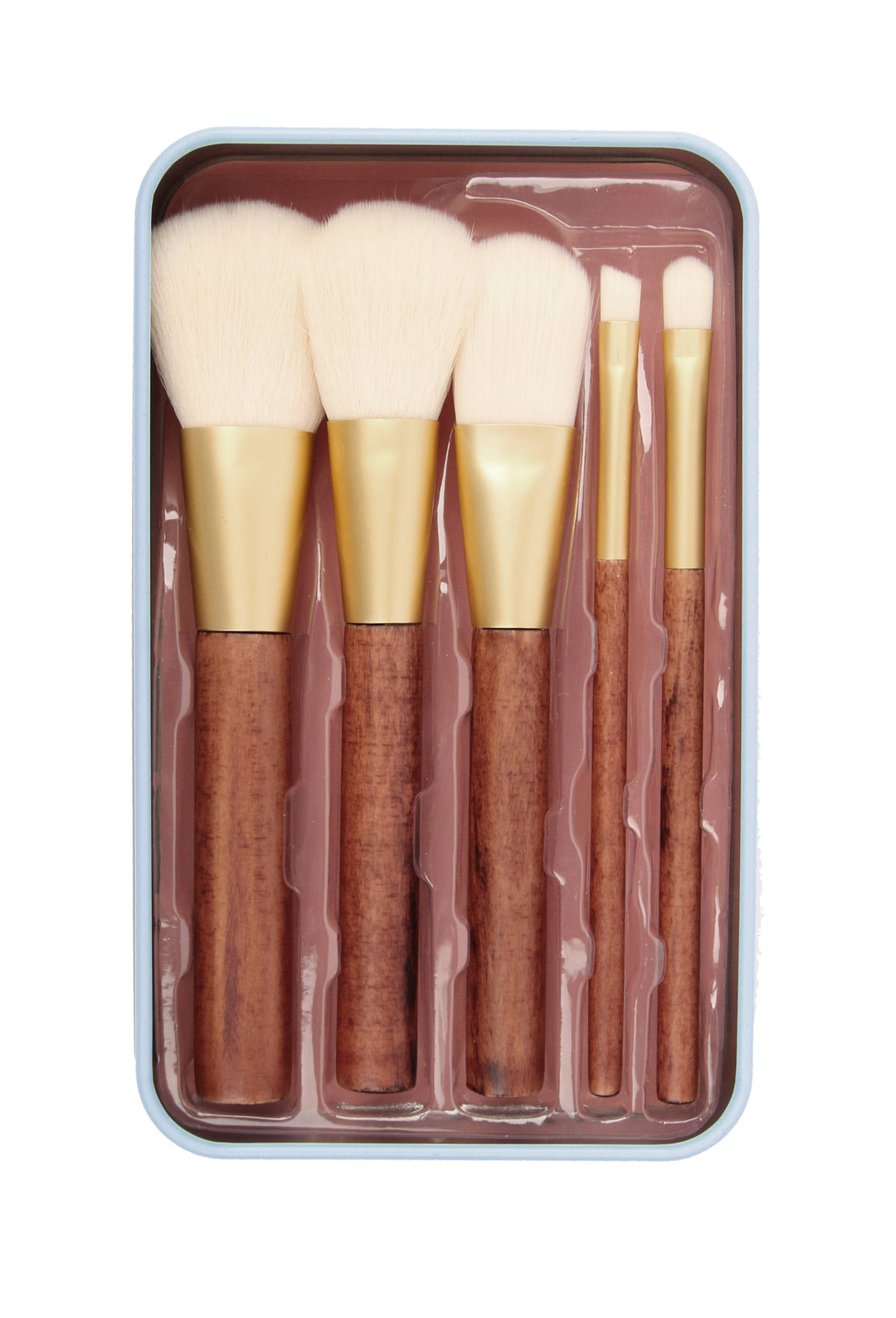 Brocha de Maquillaje BYS en Lata Retro de Recuerdo