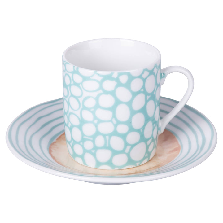 Marea Set 6PCS Tazas 90ML/ Platillo