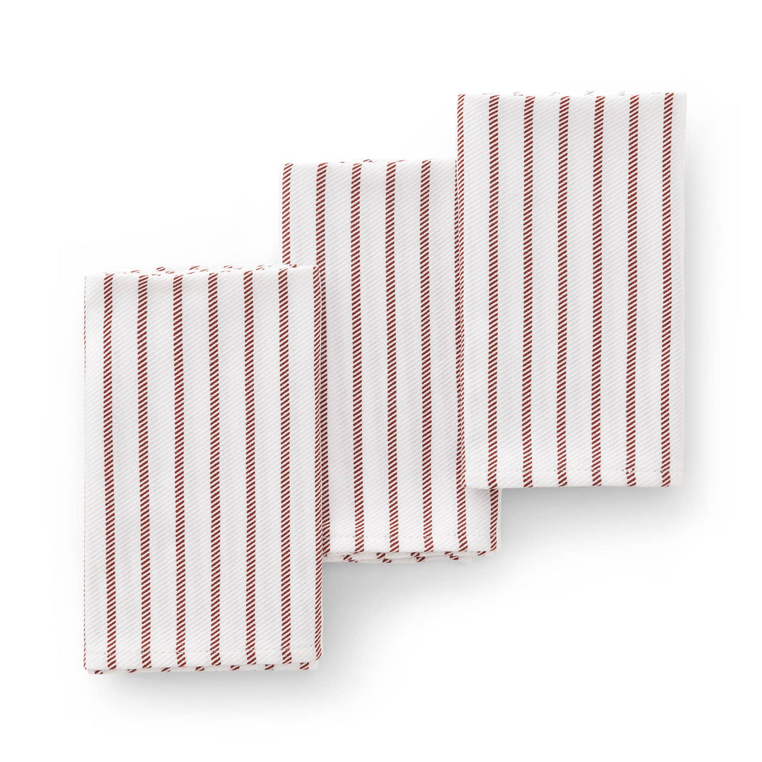 Set 3 paños cocina algodón tacto suave resistente rayas
