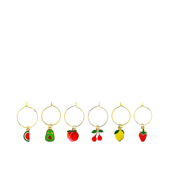 Marcas Vasos Frutas Y Verduras - Lote De 6