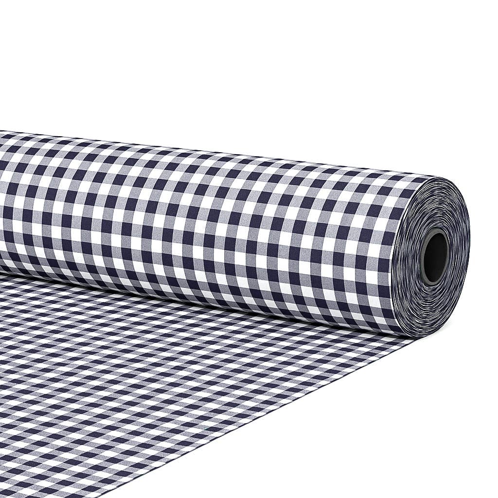 Tela al corte continuo algodón cuadro vichy ancho 280 cm