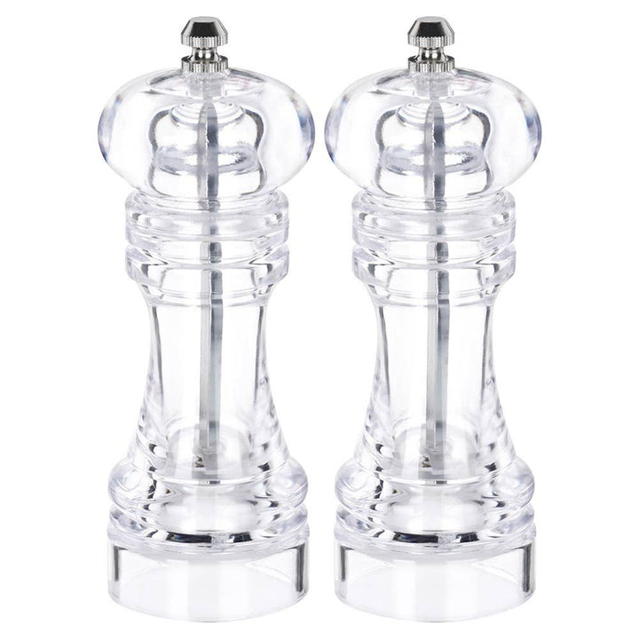 Molinillo de pimienta y sal acrílico 16 cm 2 uds 259407