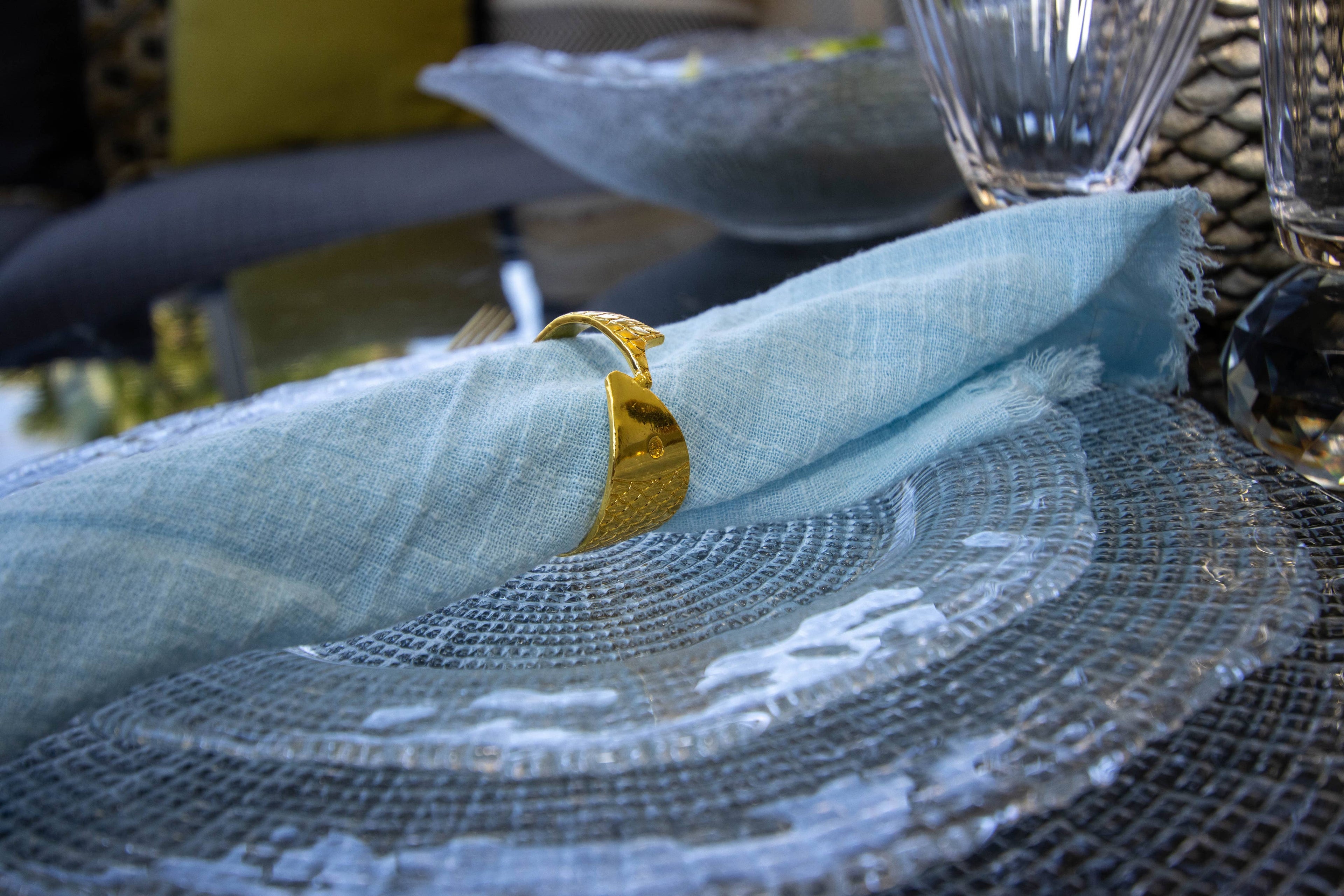 Plato llano transparente 27cm