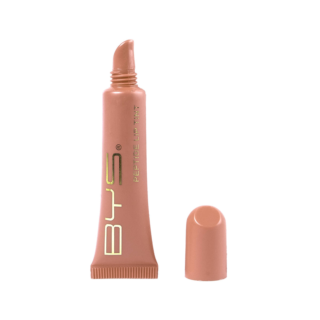 BYS Tinte labial con péptidos y colgante de corazón para bolso — Chocolate caliente