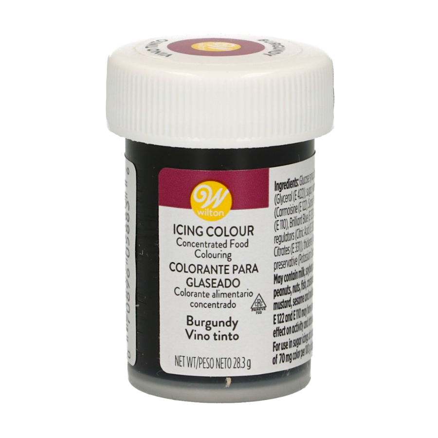 COLORANTE EN GEL WILTON - BURDEOS 28 G