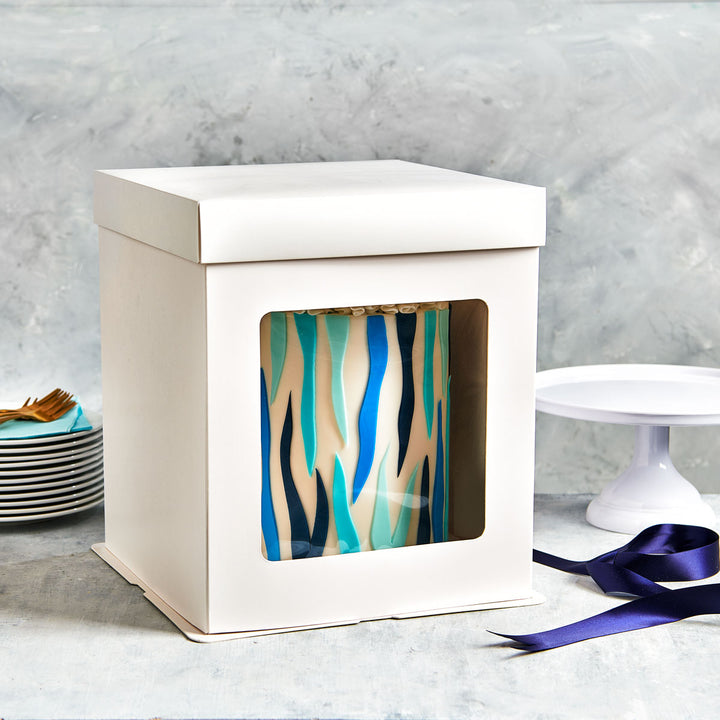 FunCakes Cake Box White Tall 21x21x23,5cm