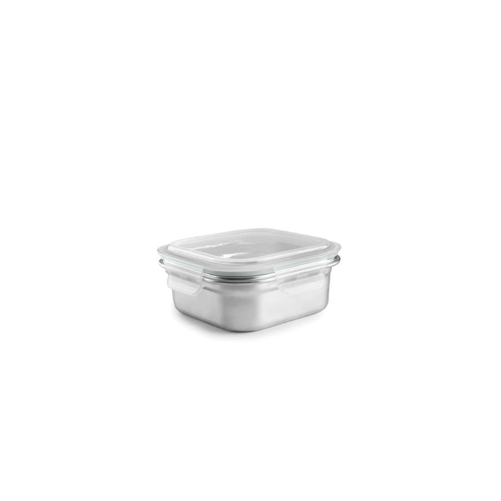 TÁPER CUADRADO KEEPKLIN – ACERO INOX APTO MICROONDAS
