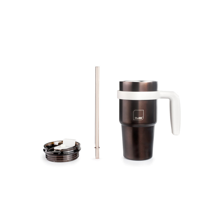 Vaso térmico para café y bebidas 480ml marrón