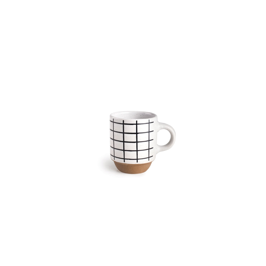 Set 4 Mugs Marken + Soporte 130 ml