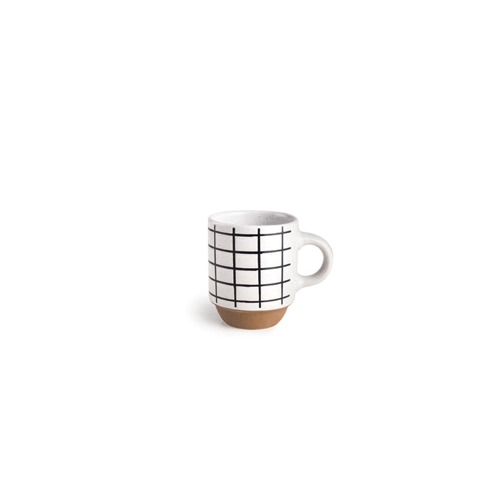 Set 4 Mugs Marken + Soporte 130 ml