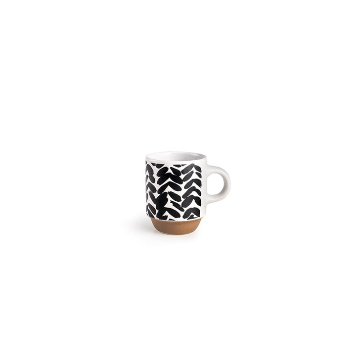 Set 4 Mugs Marken + Soporte 130 ml