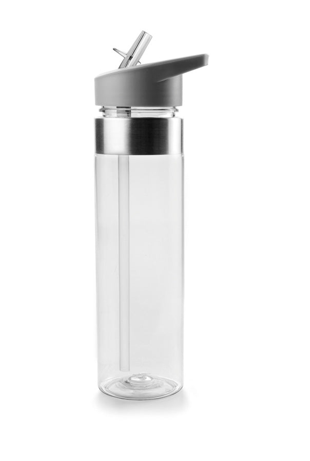 Botella Sport 600 ml con pajita