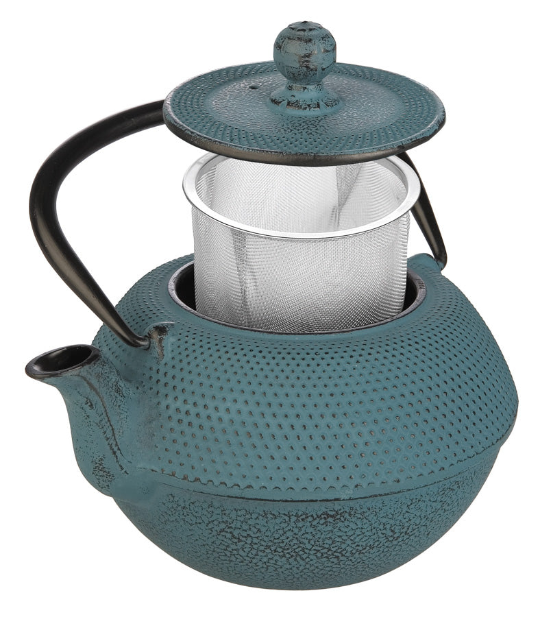TETERA DE HIERRO FUNDIDO AZUL 1,2 lts