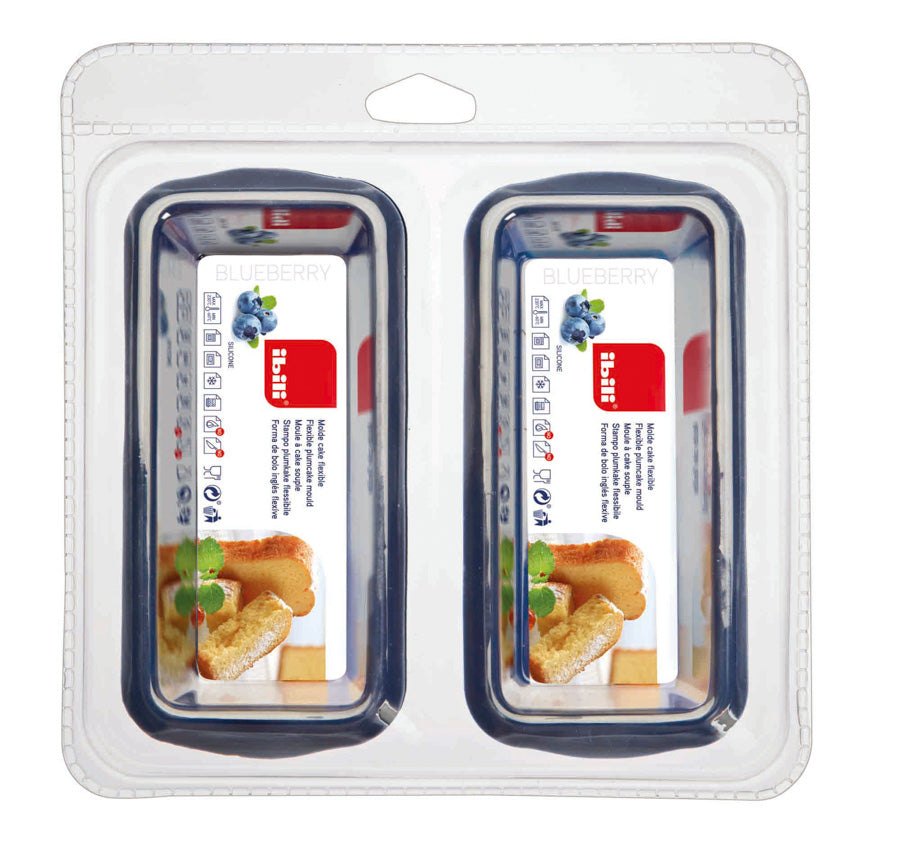 Molde Cake Mini Blueberry (2 uds.) 15*6.5*4