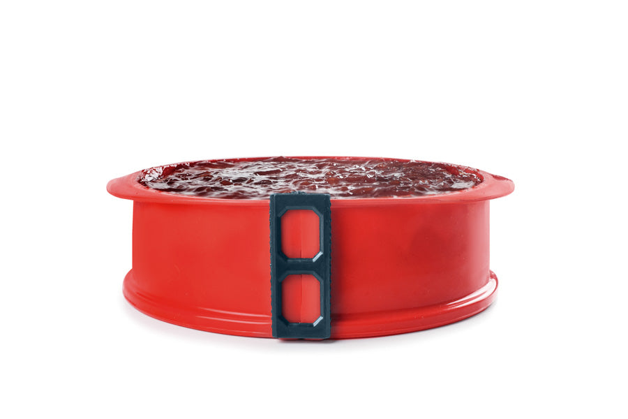 MOLDE DESMONTABLE REDONDO CON BASE DE CRISTAL TEMPLADO. 12cm