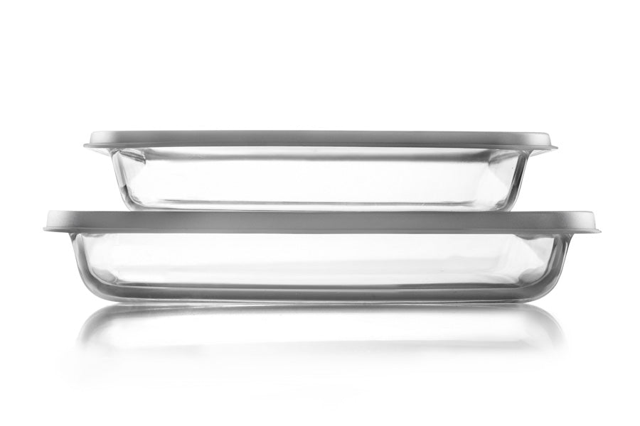 Fuente para Horno 1,6 lts rectangular con Tapa Kristall