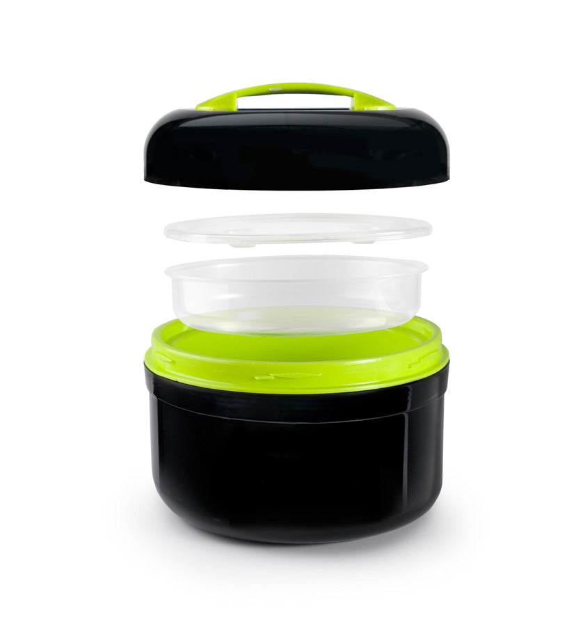 Fiambrera térmica IBILI Black &amp; Green – 2,2 L
