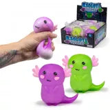 Squishy, Anti-Stress-Toy, Axolotl, Zum Spielen, Kneten, Drücken und Sammeln