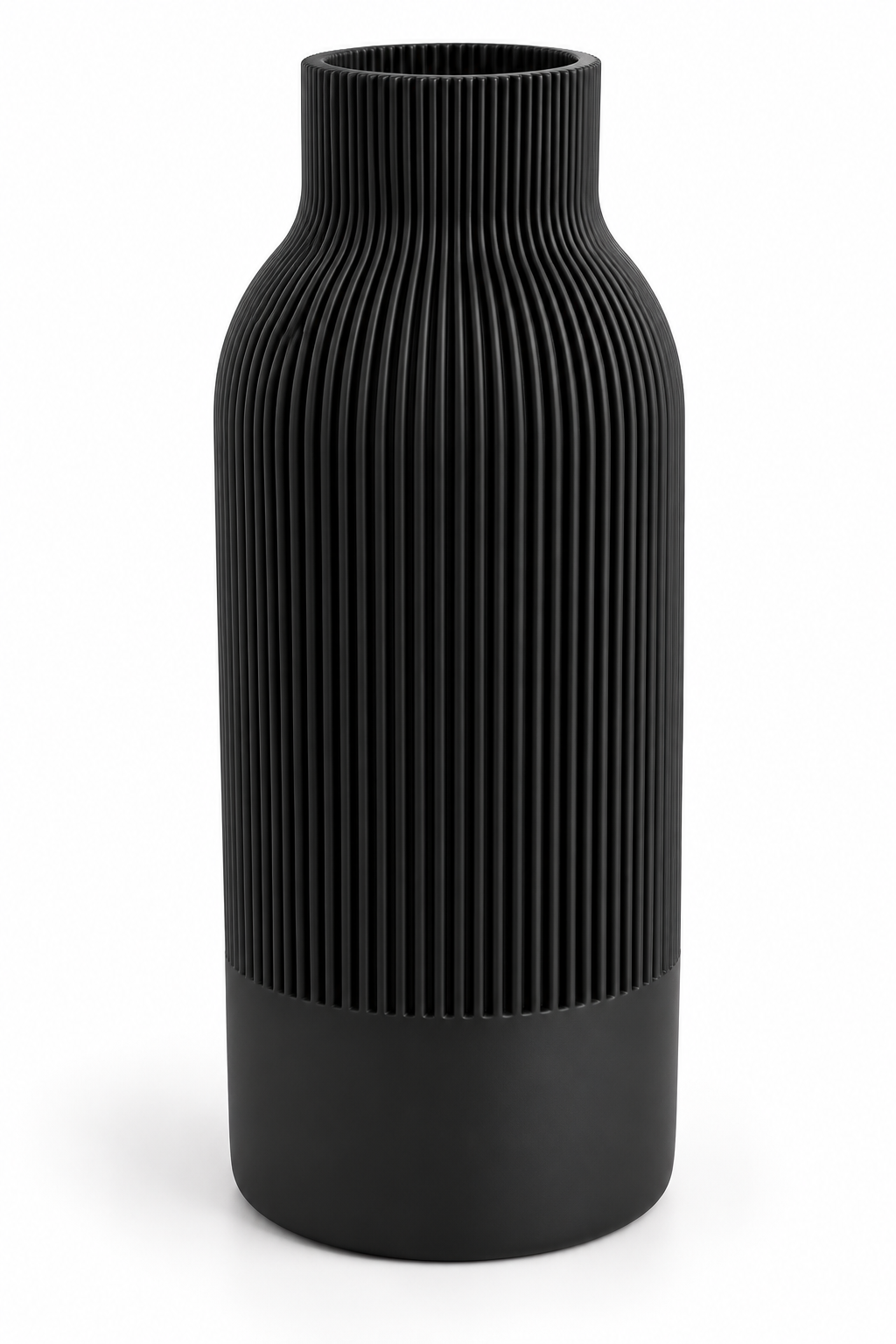 Jarrón decorativo negro 22,5 × 10,5 × 6,5 cm