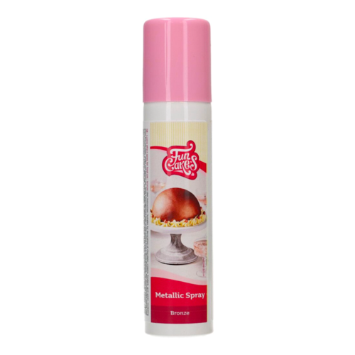 SPRAY METALICO FUNCAKES - COBRE BRILLANTE (100 ML)