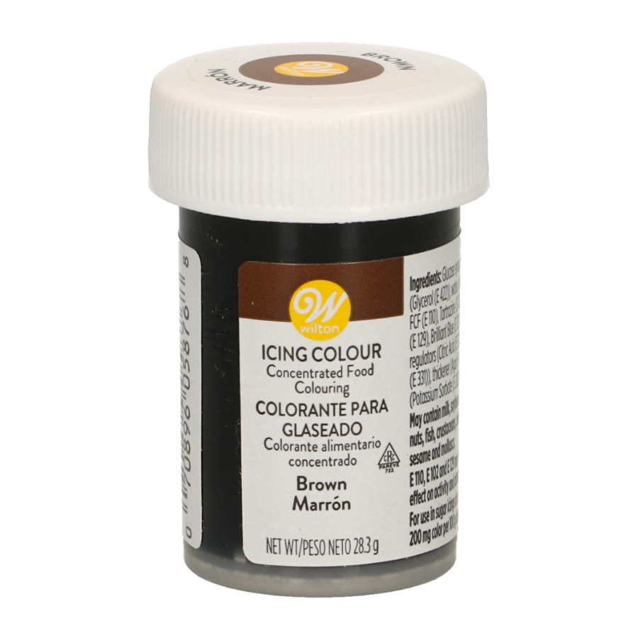 COLORANTE EN GEL WILTON - MARRON 28 G