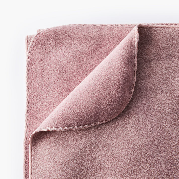 Mantas de yoga de vellón ultrasuave - Color Rubor