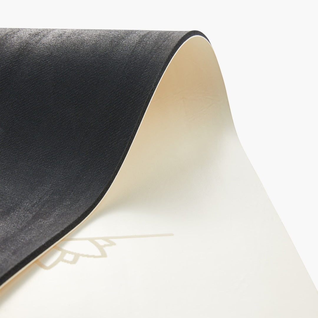 Esterilla de yoga Myga - Alineación de goma XL 6 mm 205 x 70 cm - Color Crema