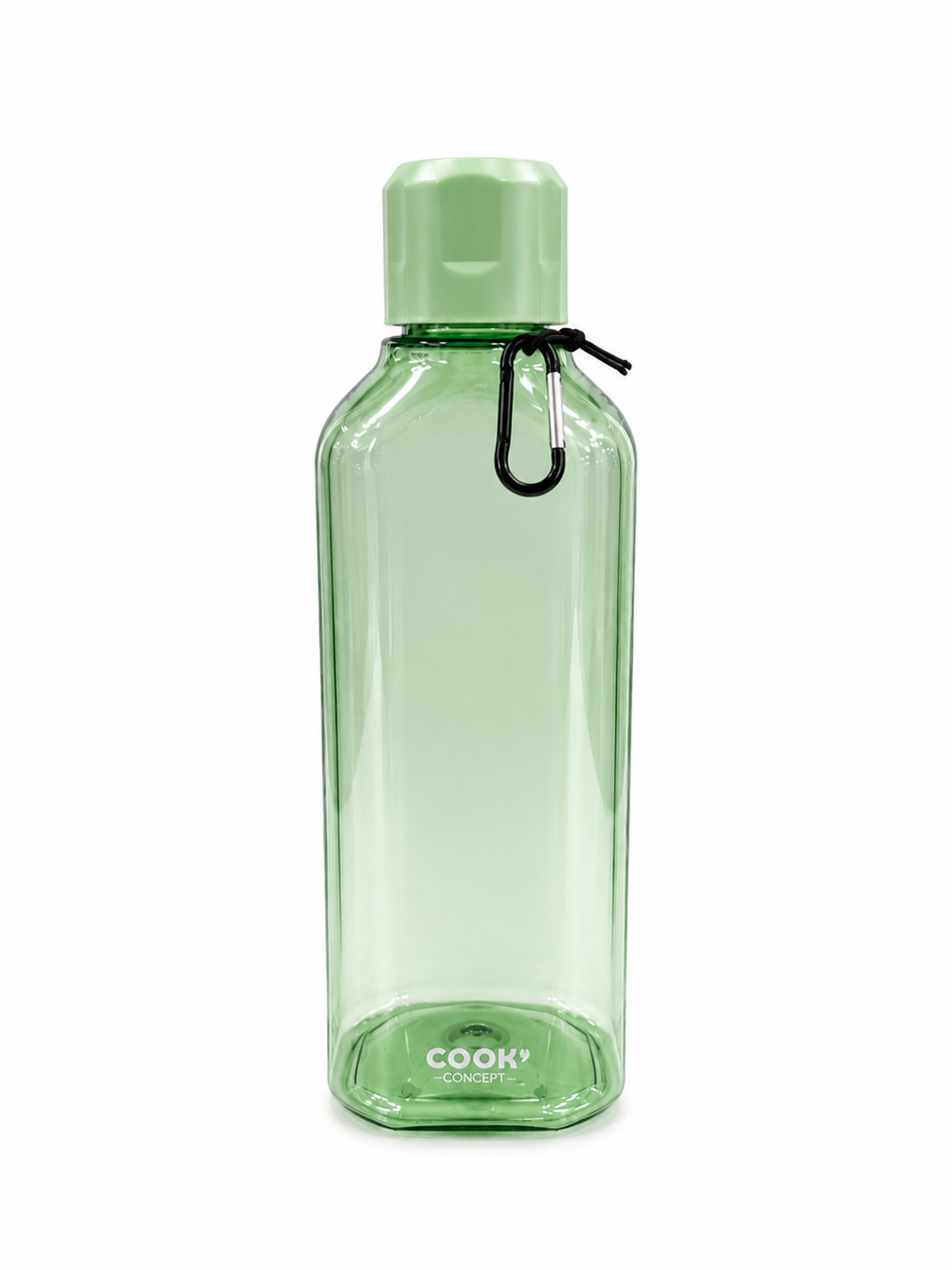 Botella de transporte de 700 ml con mosquetón VERDE