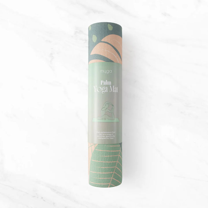 Esterilla antideslizante inspirada en la naturaleza para yoga y fitness - PALMERA