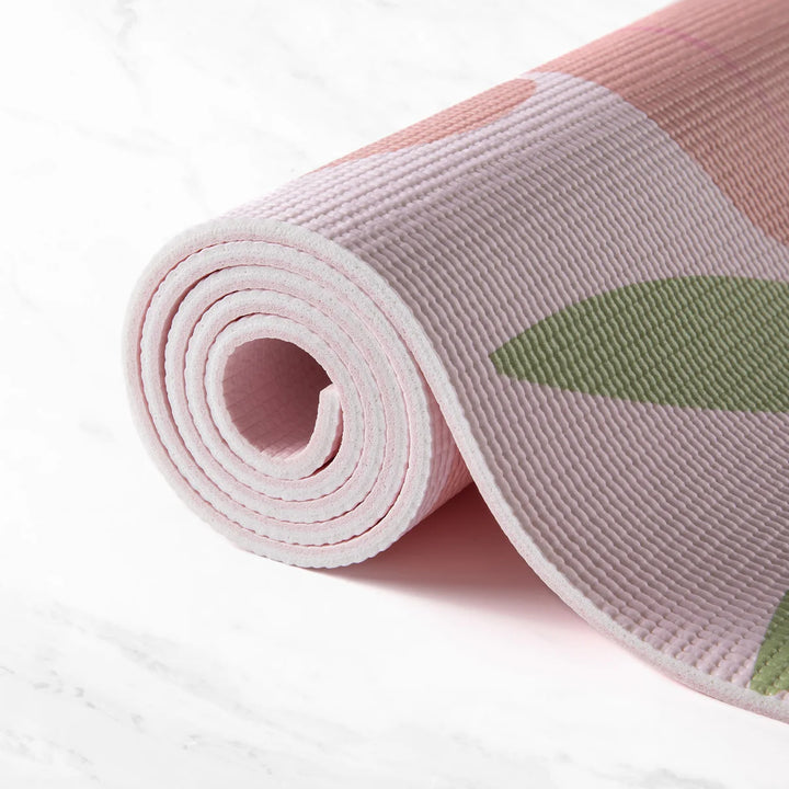 Esterilla antideslizante inspirada en la naturaleza para yoga y fitness - FLORECER