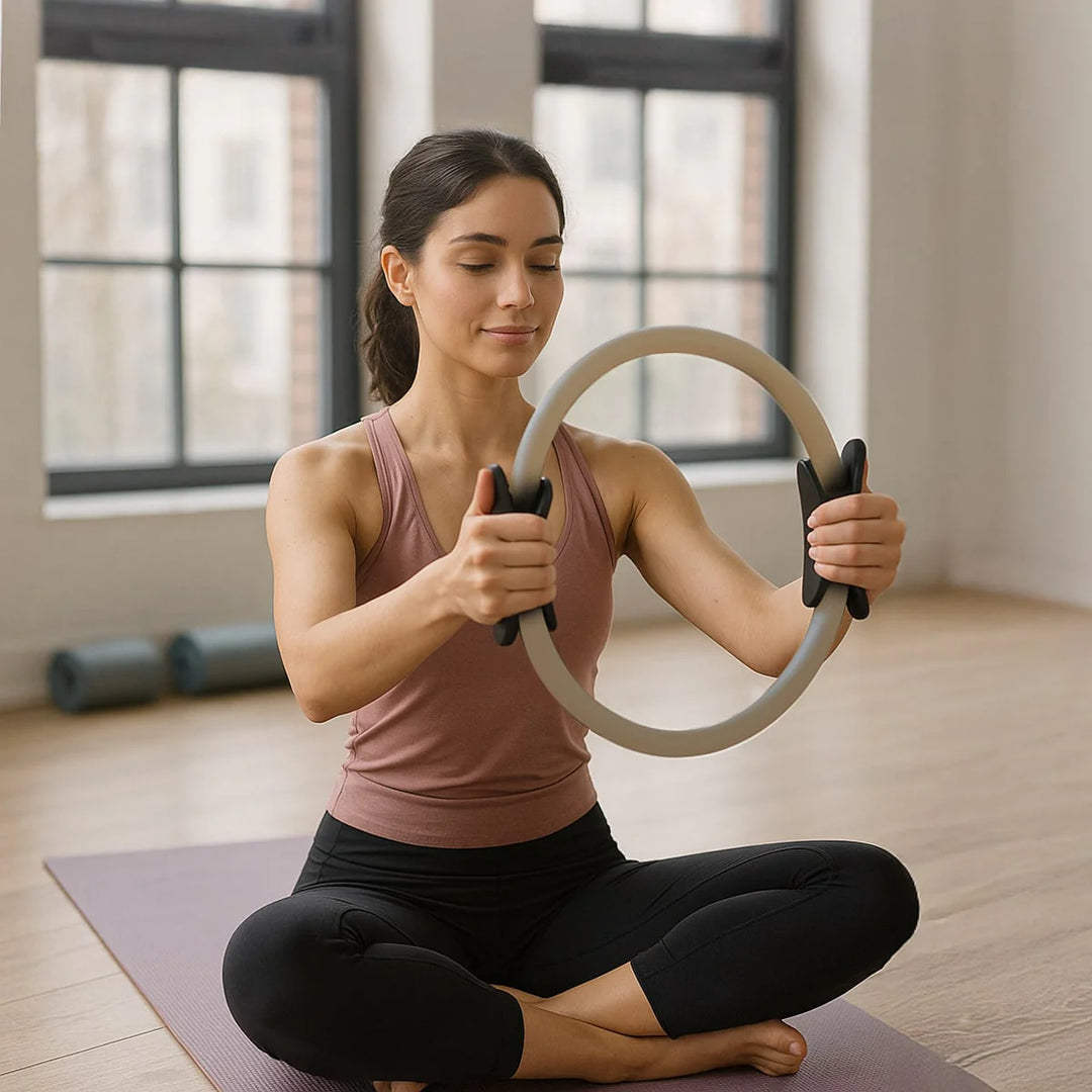 Kit de pilates verde azulado