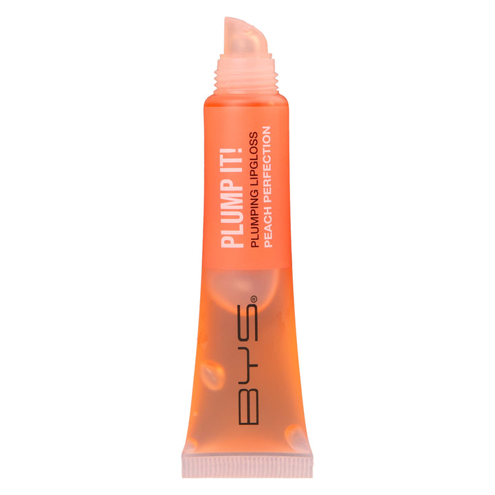 BYS Brillo de Labios Voluminizador y Llavero para Llevar Melocotón