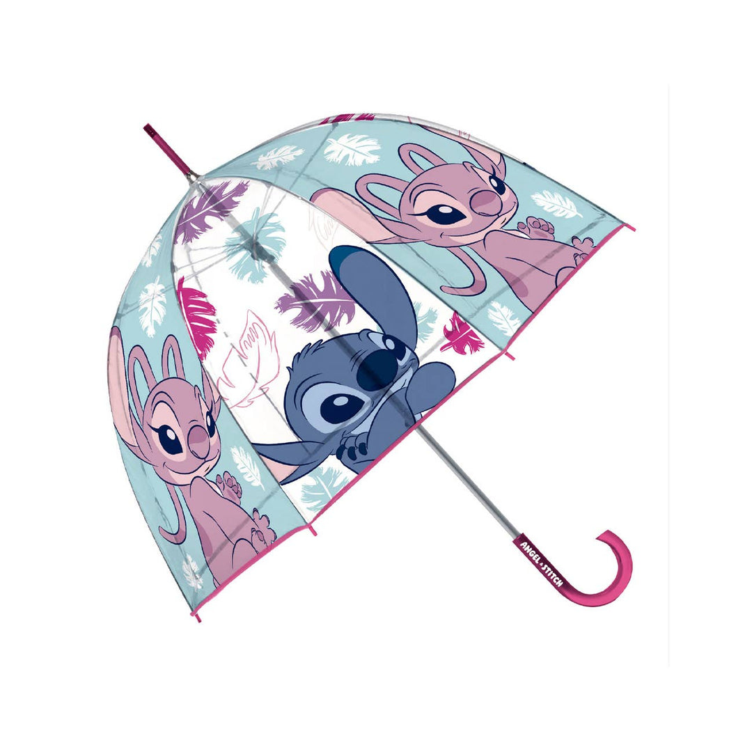 Paraguas Infantil Transparente Manual Lilo &amp; Stitch. WD17388