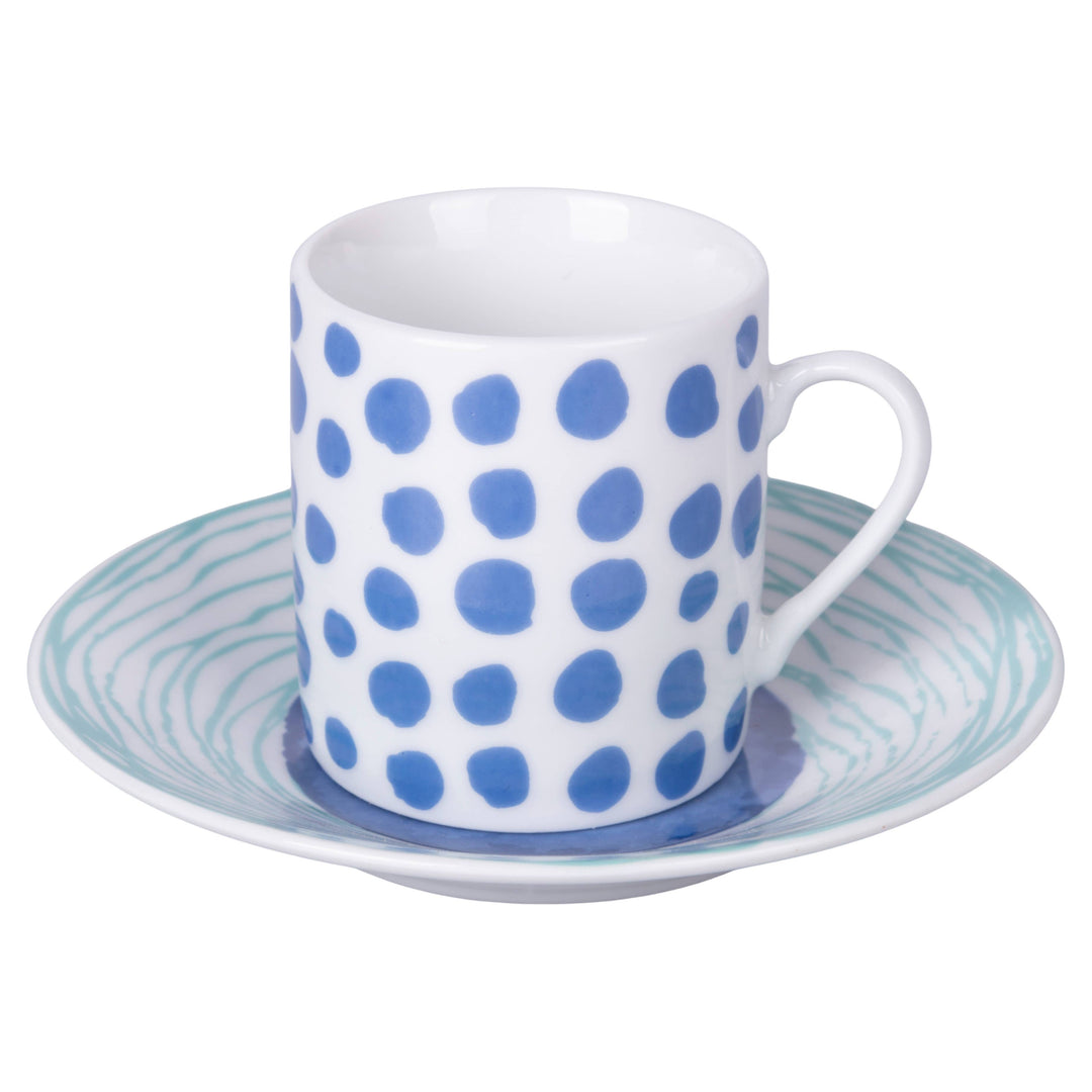 Marea Set 6PCS Tazas 90ML/ Platillo