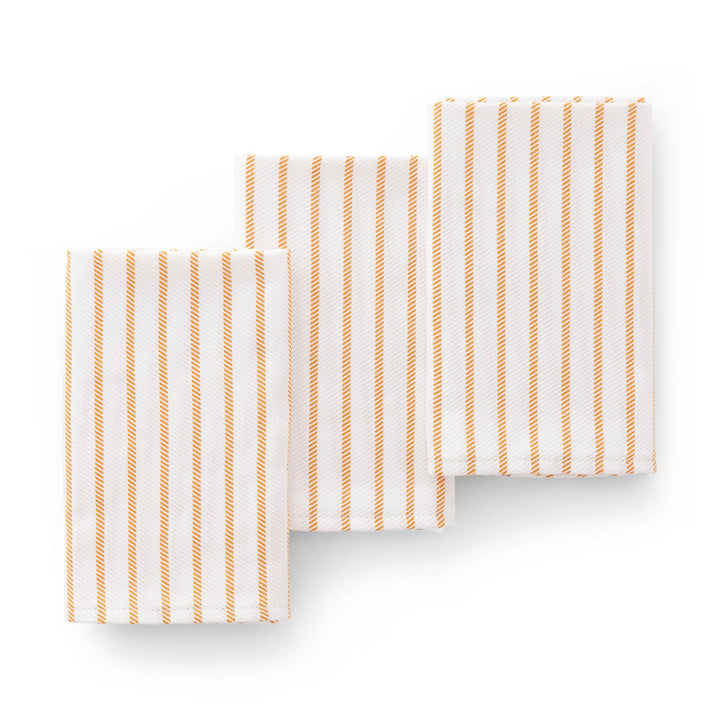 Set 3 paños cocina algodón tacto suave resistente rayas