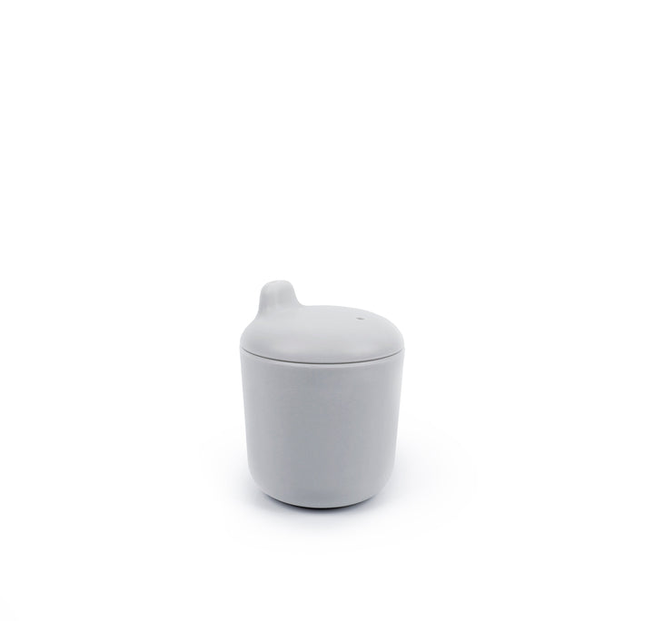 Vaso de silicona para bebé con boquilla antigoteo - Nube