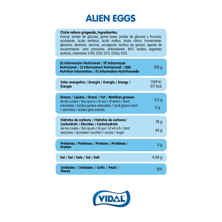 Alien Eggs chicle unidad