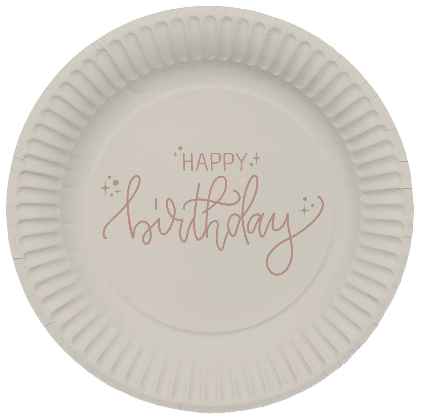 Platos - Crème Rose - 23 cm - 8 piezas
