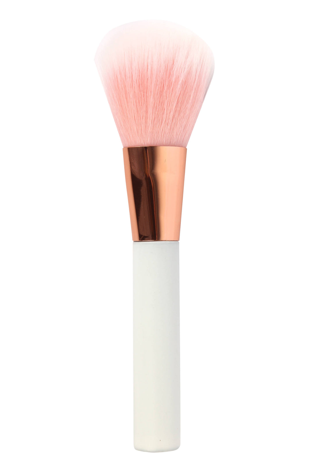 Brochas de Maquillaje BYS en Blanco Recuerdo con Oro Rosa 5 piezas