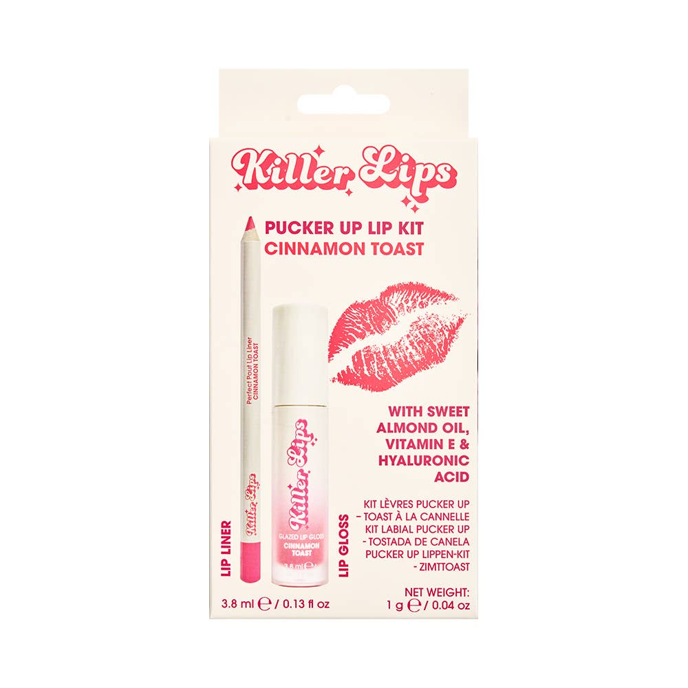 Kit de Labios Killer Lips Pucker Up - Tostada de Canela