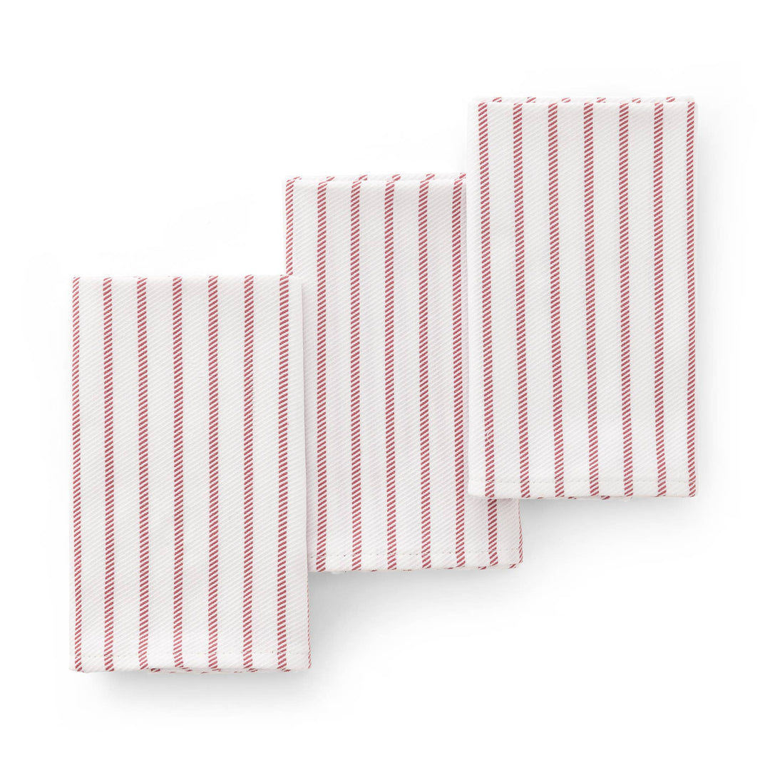 Set 3 paños cocina algodón tacto suave resistente rayas