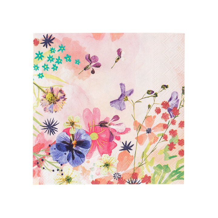 servilletas flores