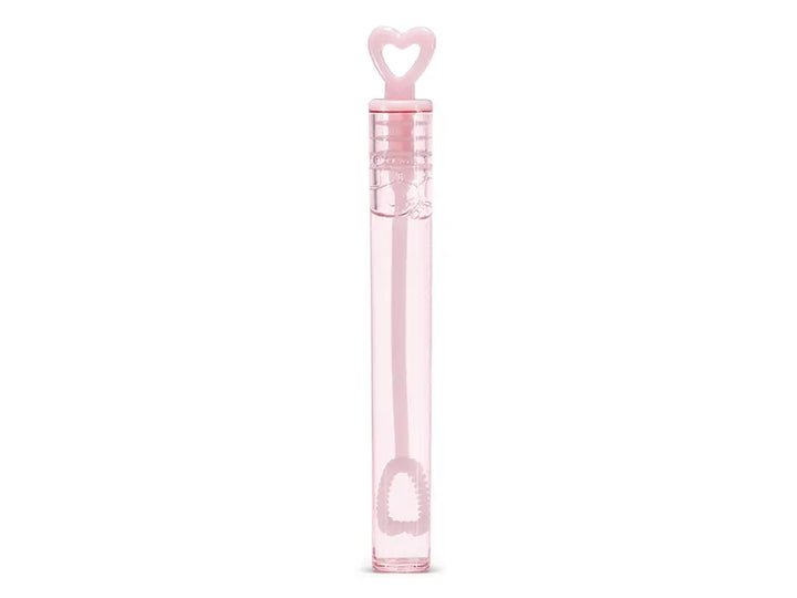 Burbujas de jabón en forma de corazón, rosa