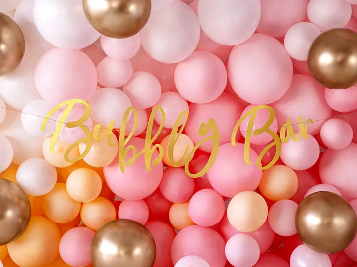 Globos brillantes de 12 cm, dorados - 50 unidades