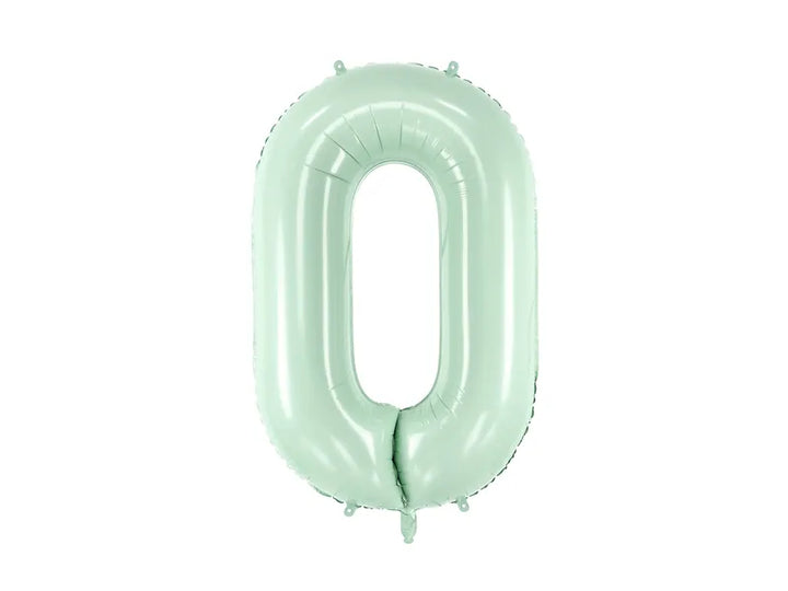 Globo de papel de aluminio número , 86 cm, VERDE