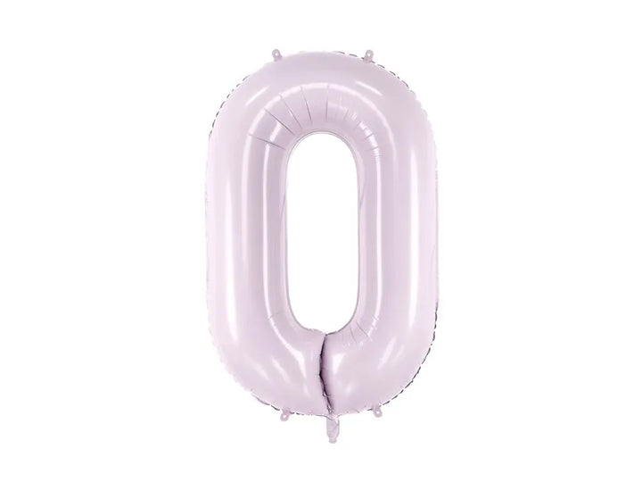 Globo de papel de aluminio número , 86 cm, MORADO