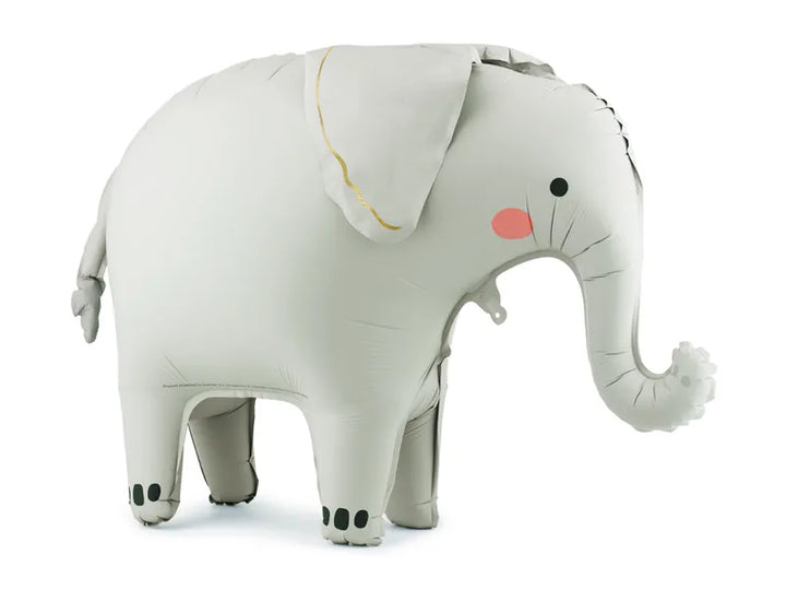 Globo de aluminio de pie con forma de elefante, 91x61 cm, surtido